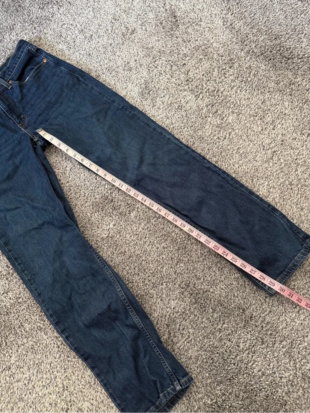 Men's Levi Strauss and Co. 514 Straight Blue Jeans Size W 32 L 32